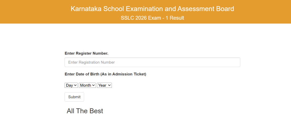 Karnataka SSLC Result 2026 Out Now – Check Marks Instantly