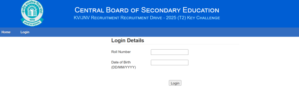 KVS NVS Tier 2 Answer Key 2026